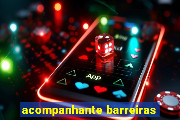 acompanhante barreiras